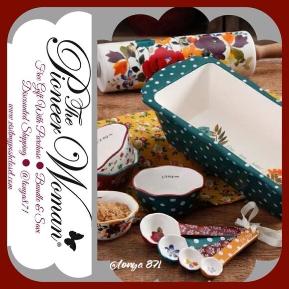 🦋 New Pioneer Woman Harvest 10-Piece Bakeware Set - Picture 1 of 7